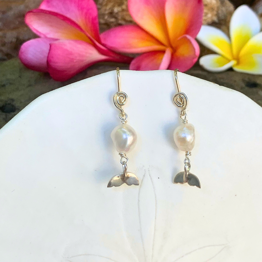 Ray of sunshine jewellery - white baroque pearl